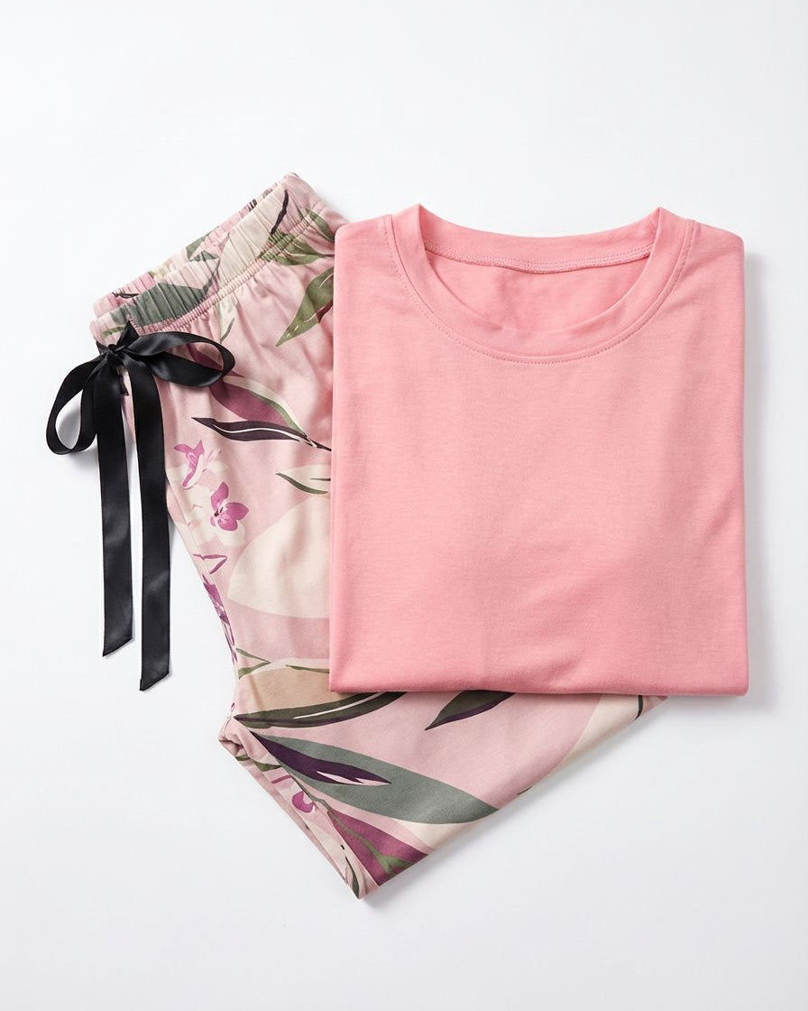 Pajama Set Tree Leaves 802