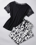Pajama Set Black Mood 804