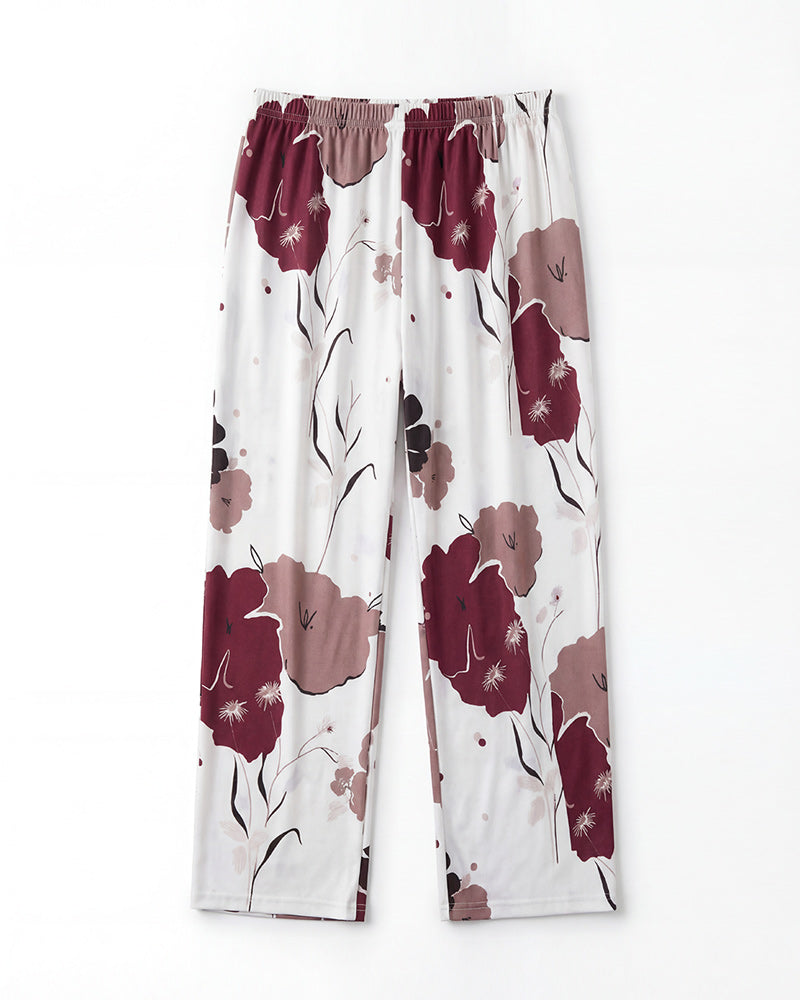 Pajama Set Tree Leaves 809