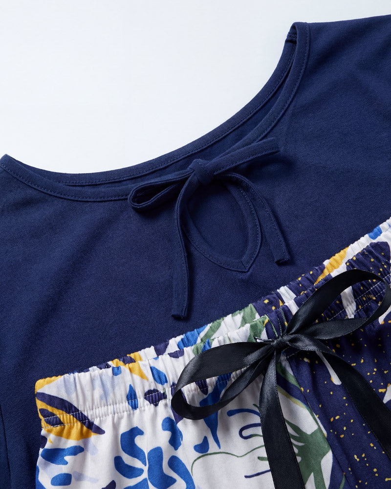 Pajama Set Tree Leaves 807